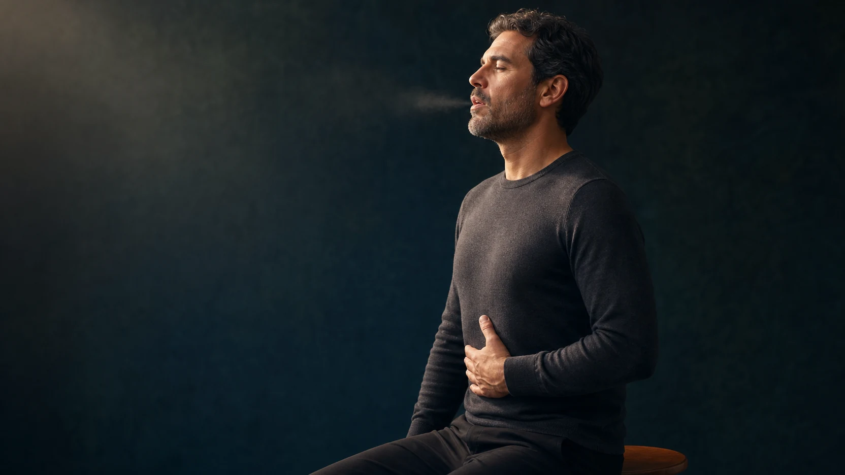 Featured illustration for How Does Breathing Affect Anxiety?