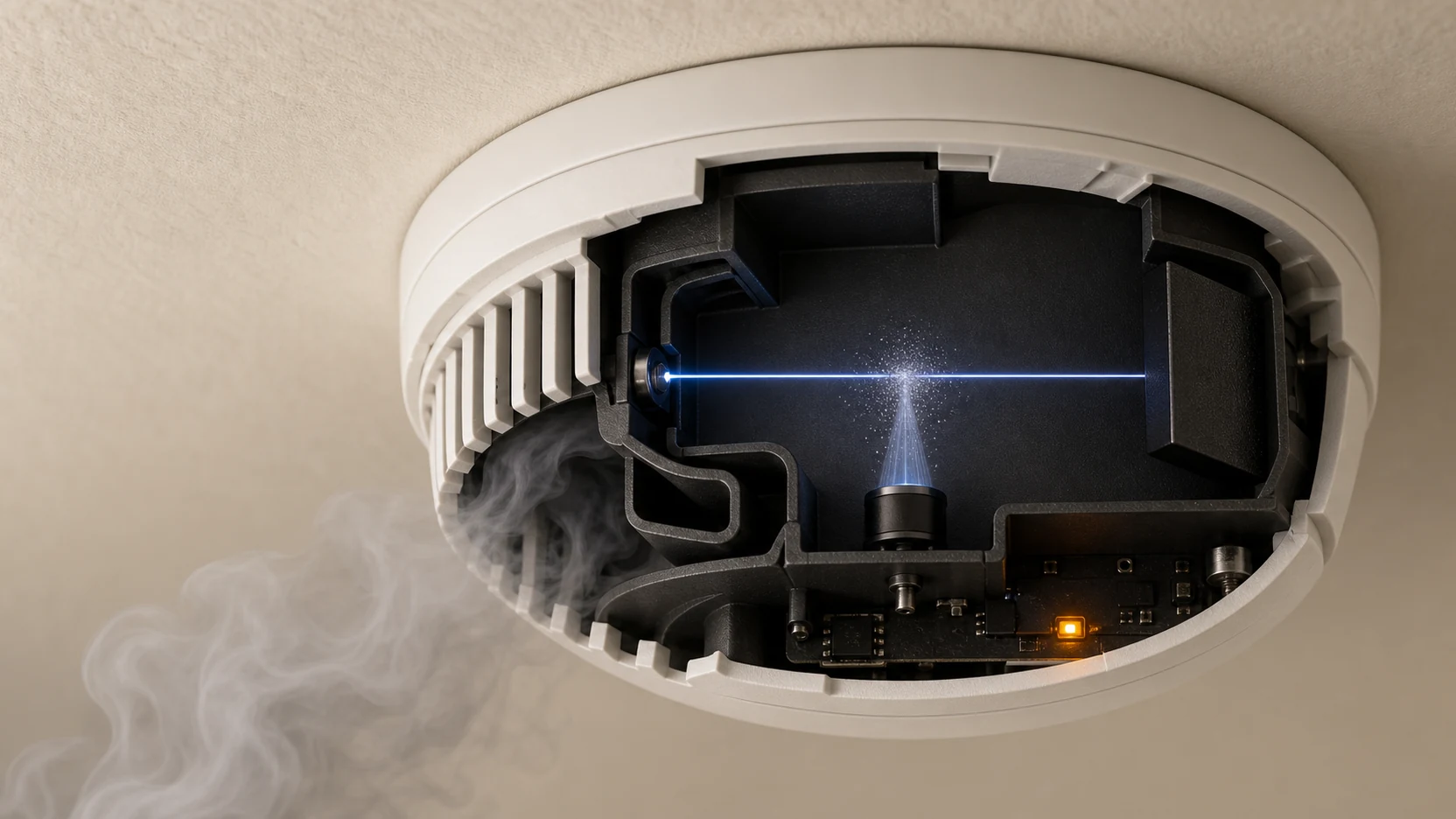 Featured illustration for How Smoke Detectors Work: A Clear Guide