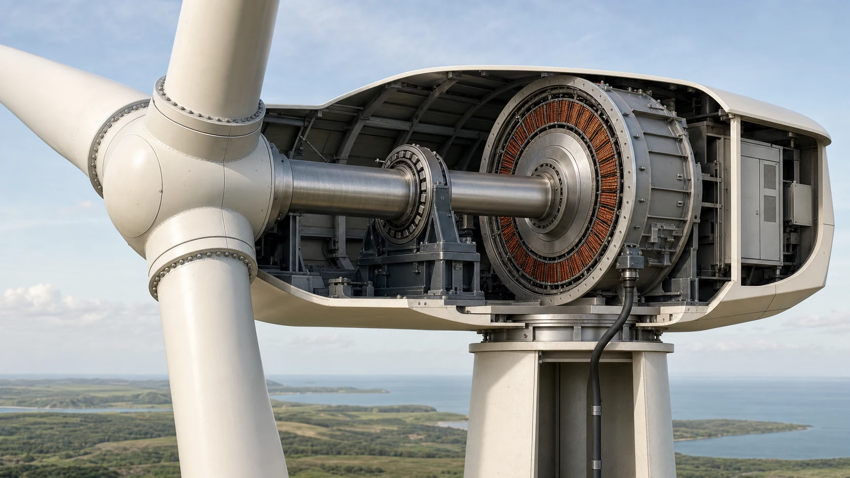 Featured illustration for How Do Wind Turbines Generate Electricity?