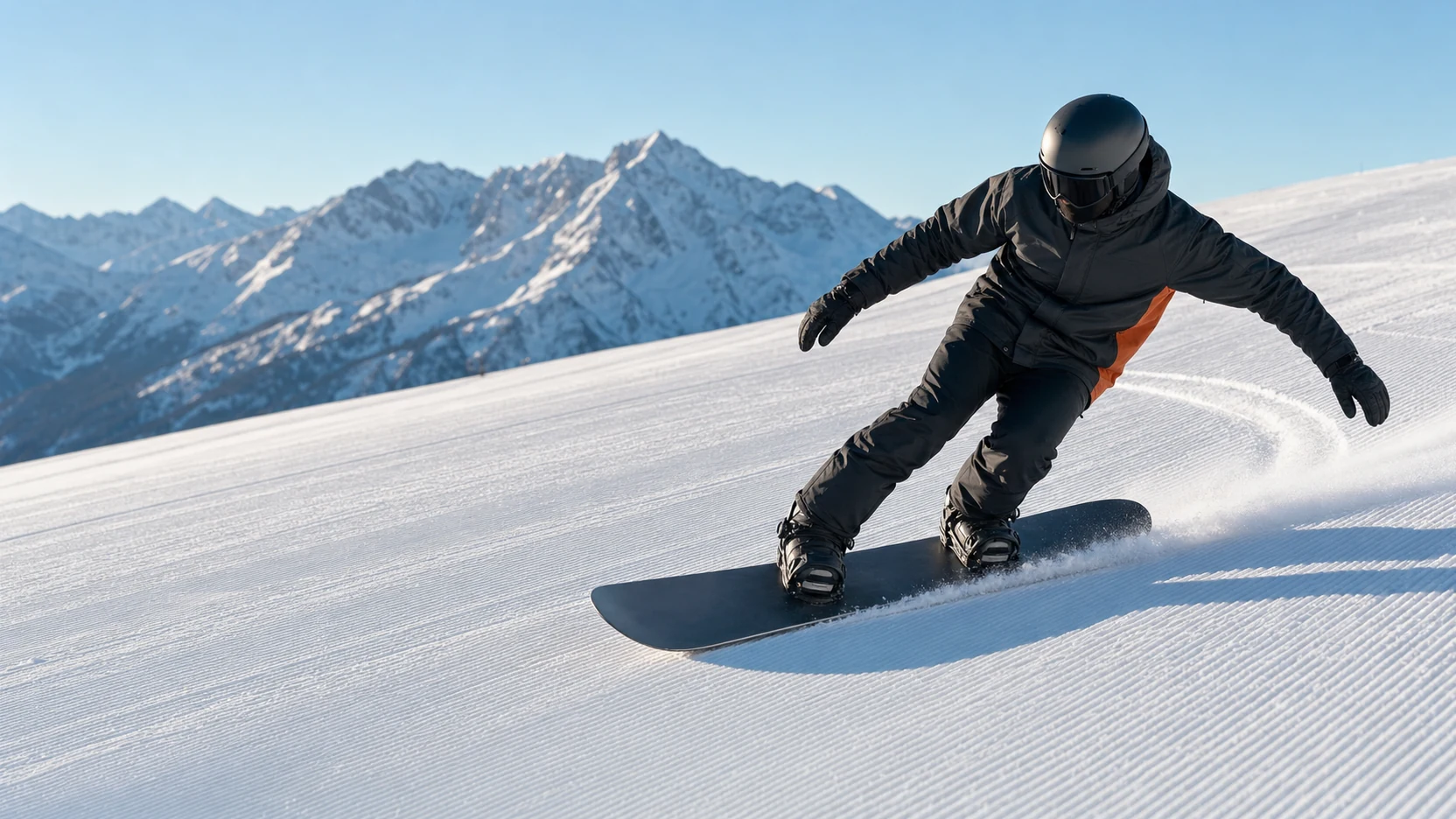 Featured illustration for The Physics of Snowboarding