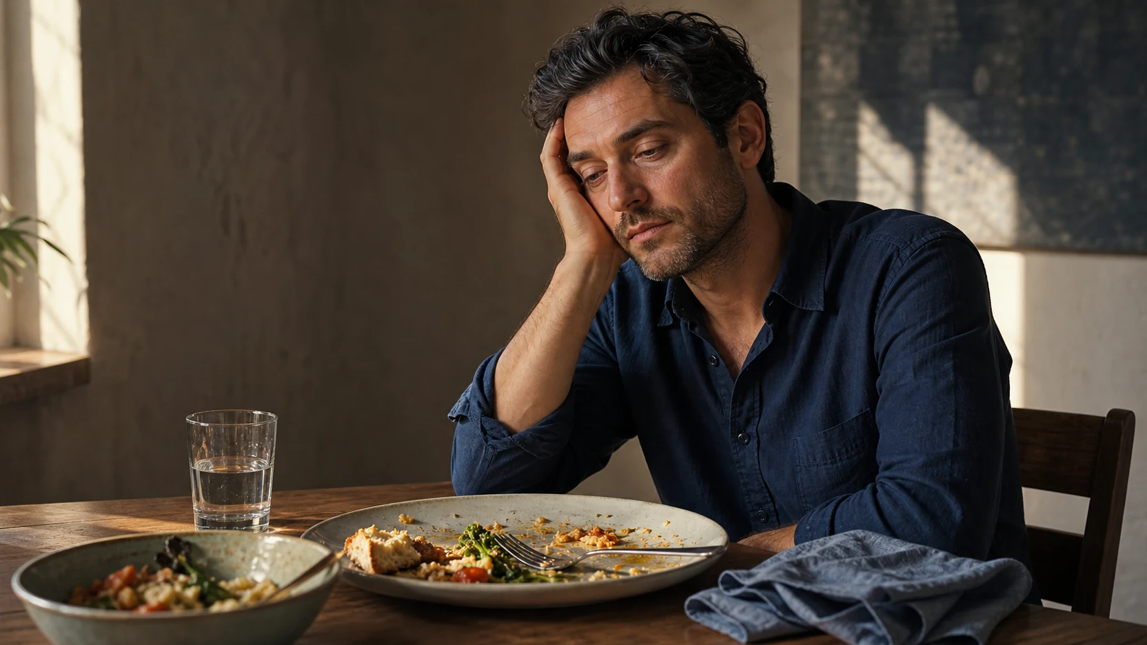 Featured illustration for Why Do We Get Tired After Eating?
