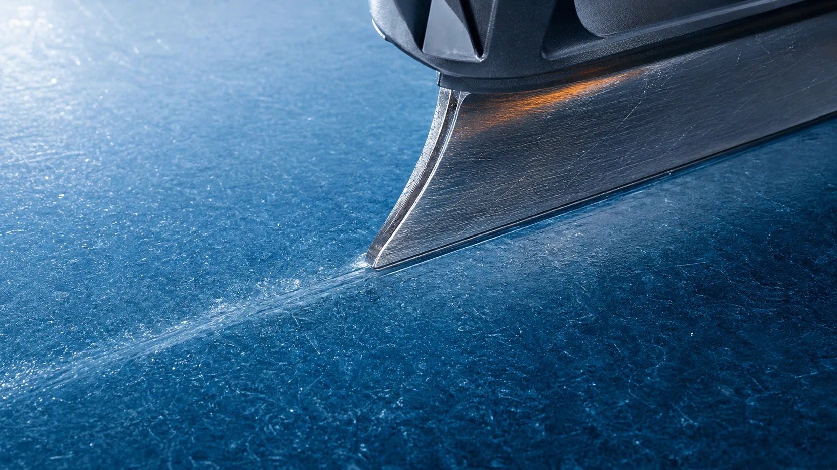Featured illustration for Why Do Ice Skates Glide on Ice?