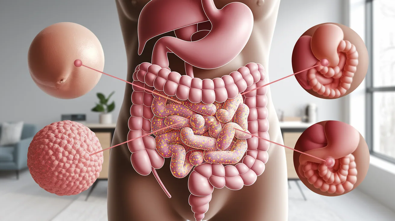 Illustration for How Undigested Lactose Triggers Symptoms