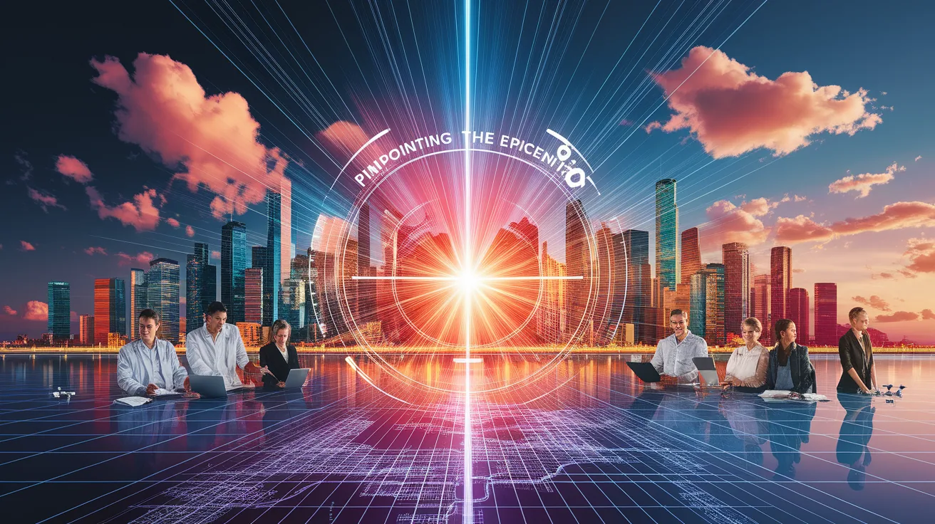 Illustration for Pinpointing the Epicenter