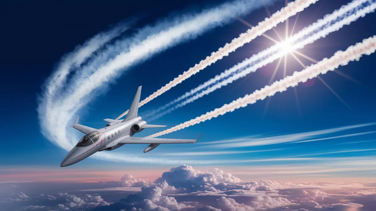 Illustration for How Contrails Form