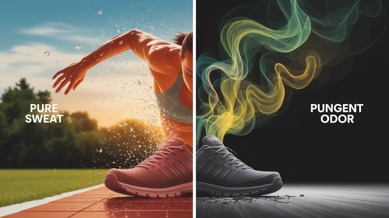 Illustration for From Pure Sweat to Pungent Odor