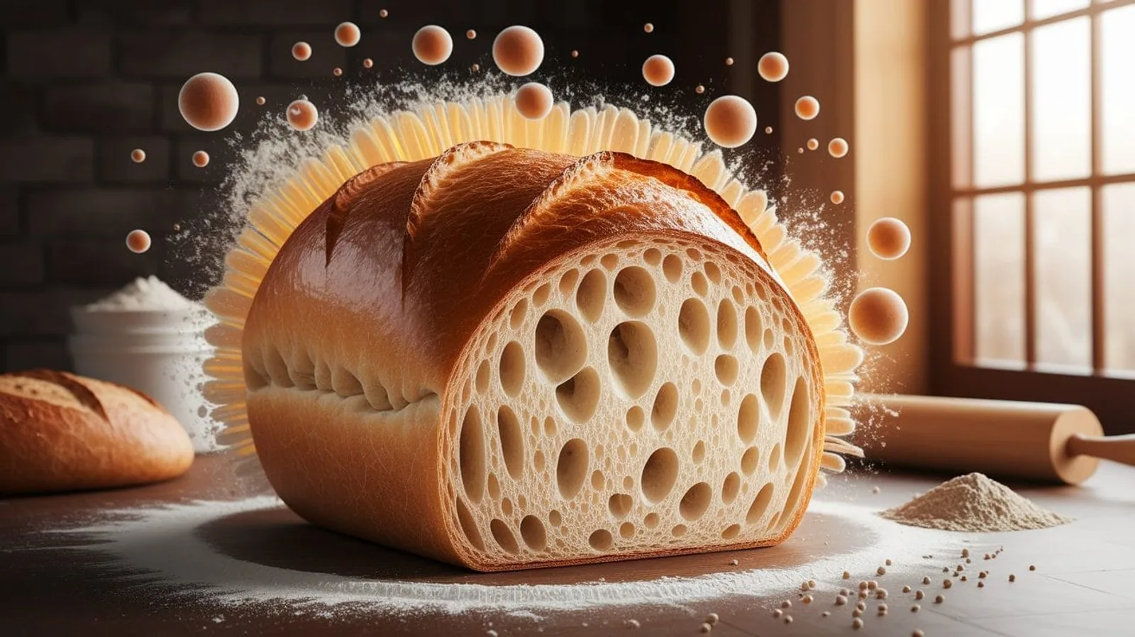 Featured illustration for Rising to the Occasion: The Chemistry of Bread Leavening