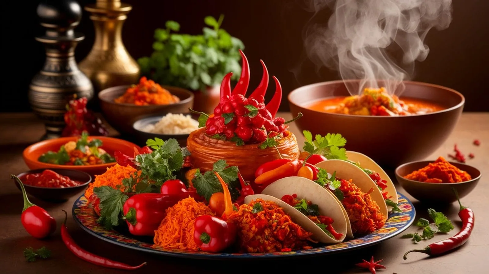 Featured illustration for The Heat Index: Why Some People Tolerate Spicy Food Better