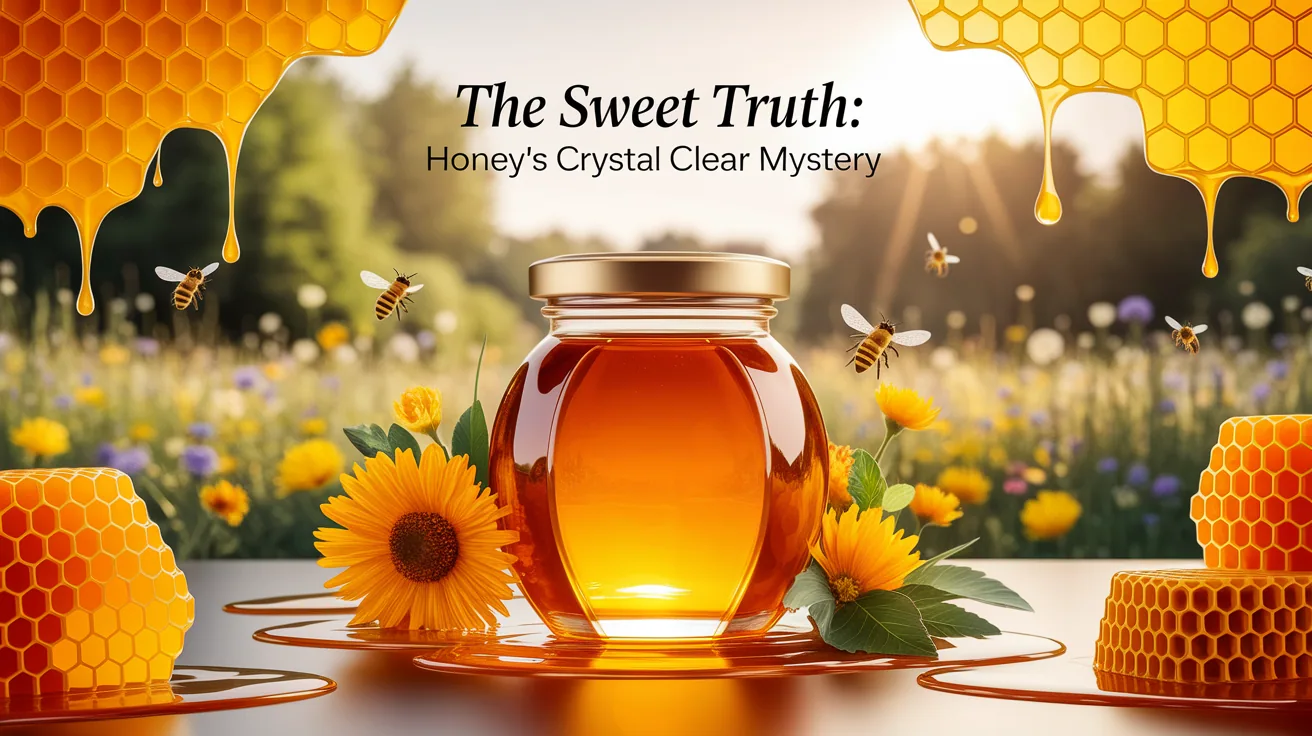 Illustration for The Sweet Truth: Honey’s Crystal Clear Mystery