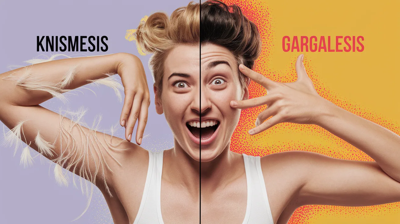 Illustration for Types of Tickling - Knismesis vs. Gargalesis