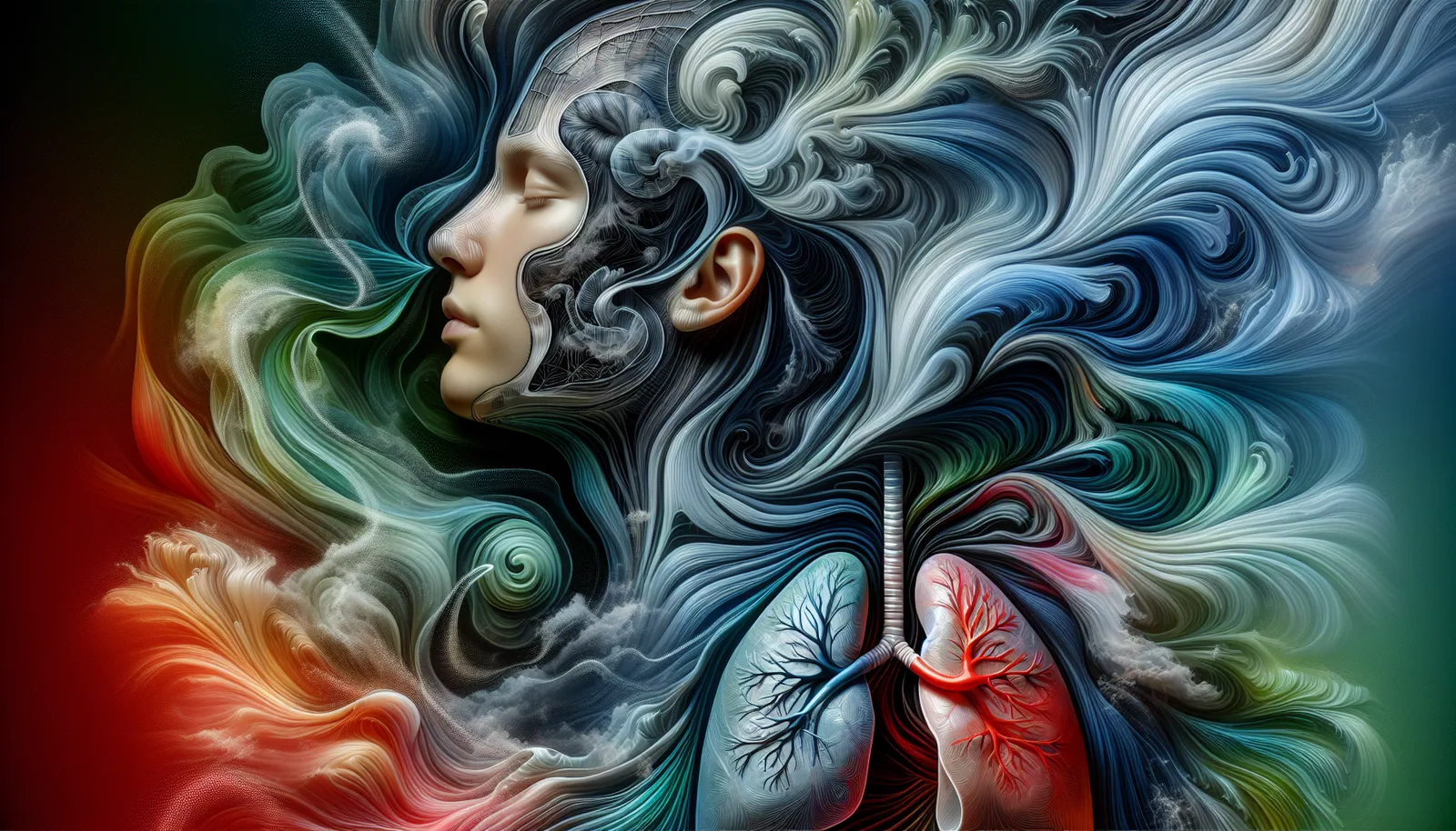 Illustration for The Science Behind Breathing and Anxiety