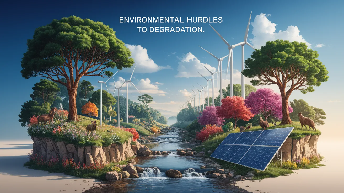 Illustration for Environmental Hurdles to Degradation