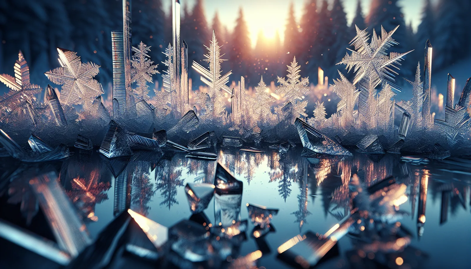 Illustration for Ice Crystals and Their Influence