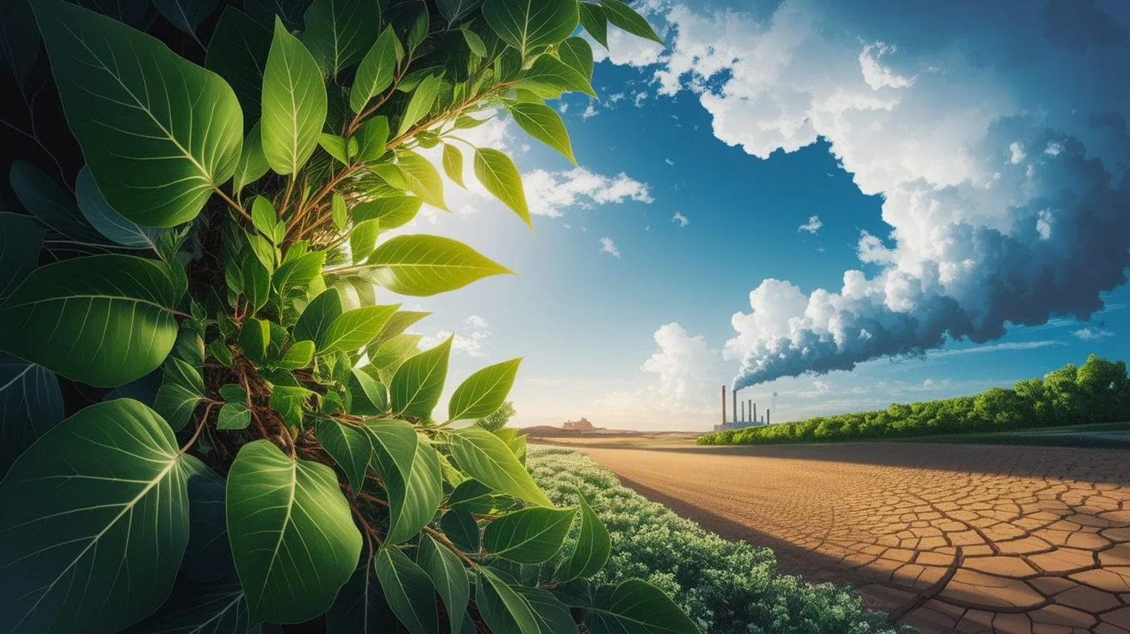 Featured illustration for The Green Engine: Photosynthesis and Climate Change