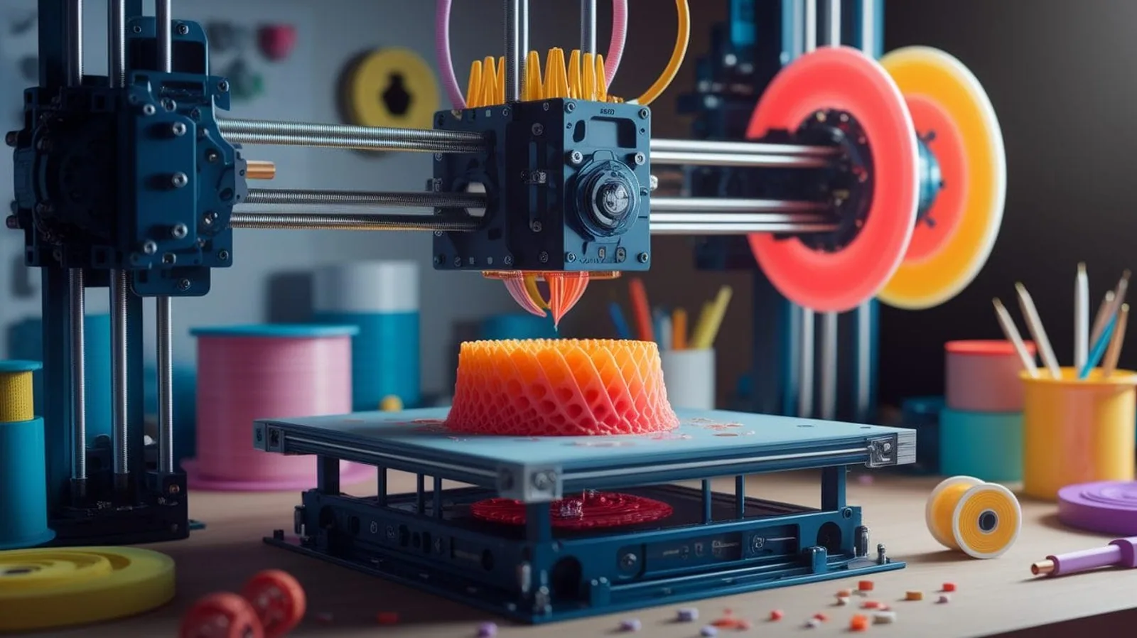 Featured illustration for How 3D Printers Work: A Step-by-Step Guide
