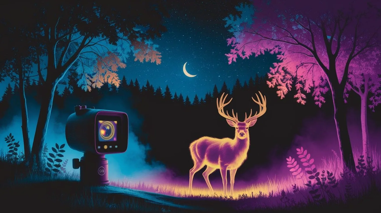Featured illustration for Illuminating the Night: How Thermal Cameras See in the Dark