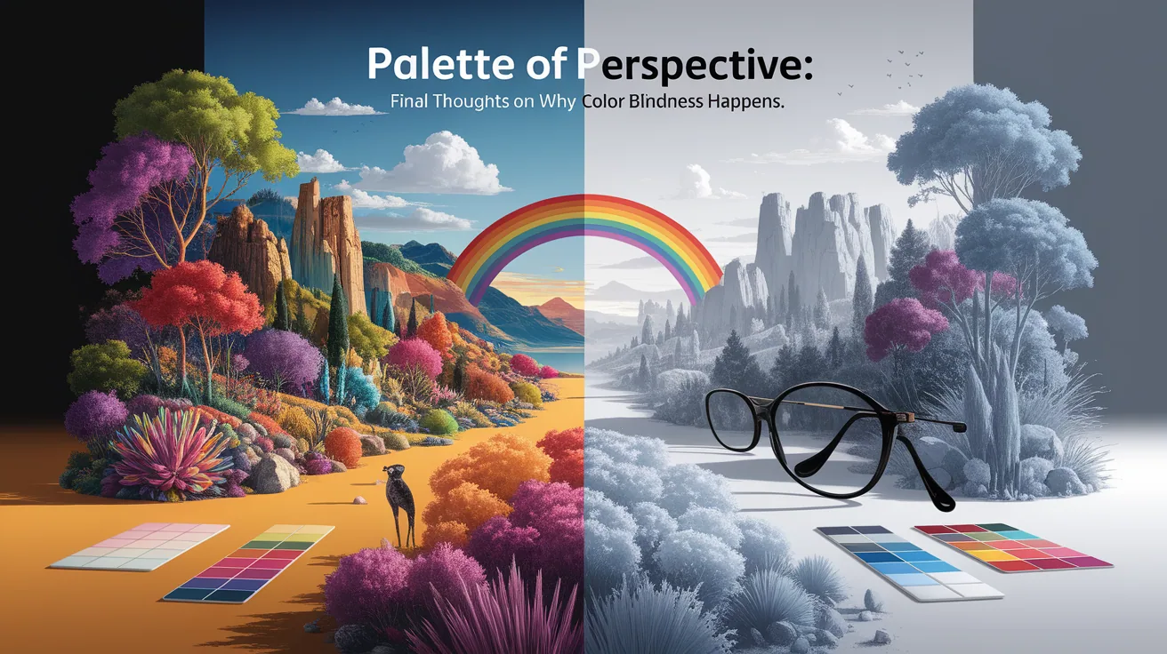 Illustration for Palette of Perspective: Final Thoughts on Why Color Blindness Happens