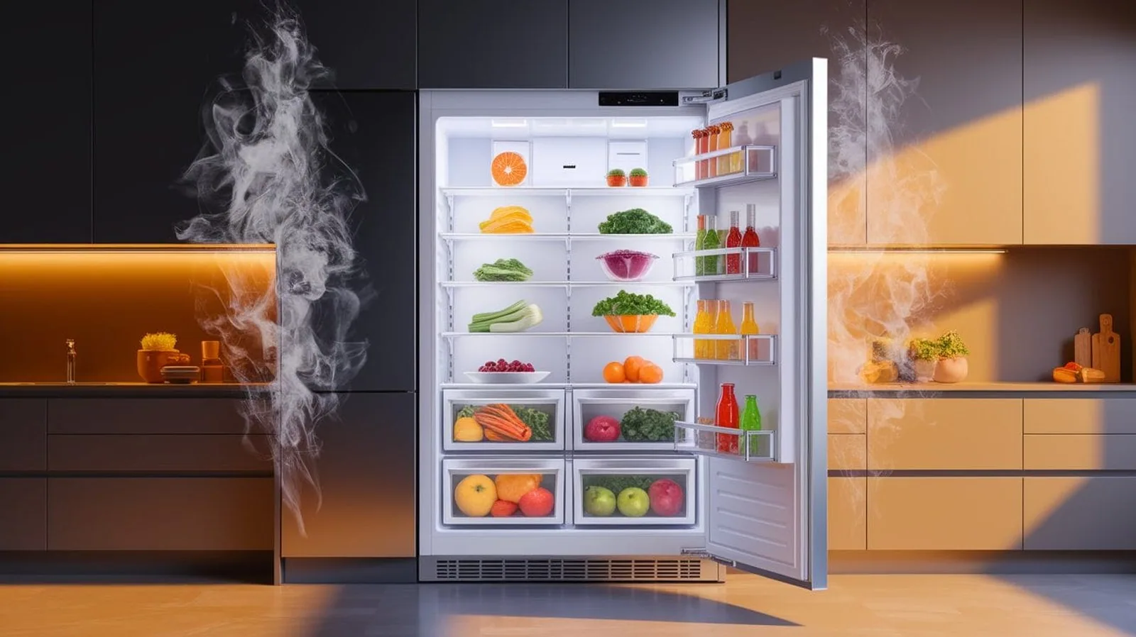 Featured illustration for Cold Logic: How Refrigerators Expel Warmth