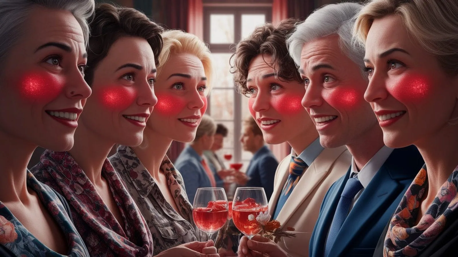 Featured illustration for Crimson Reactions: Why Humans Blush
