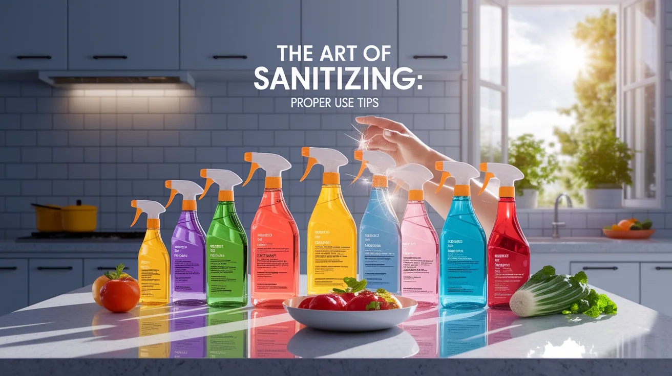 Illustration for The Art of Sanitizing: Proper Use Tips