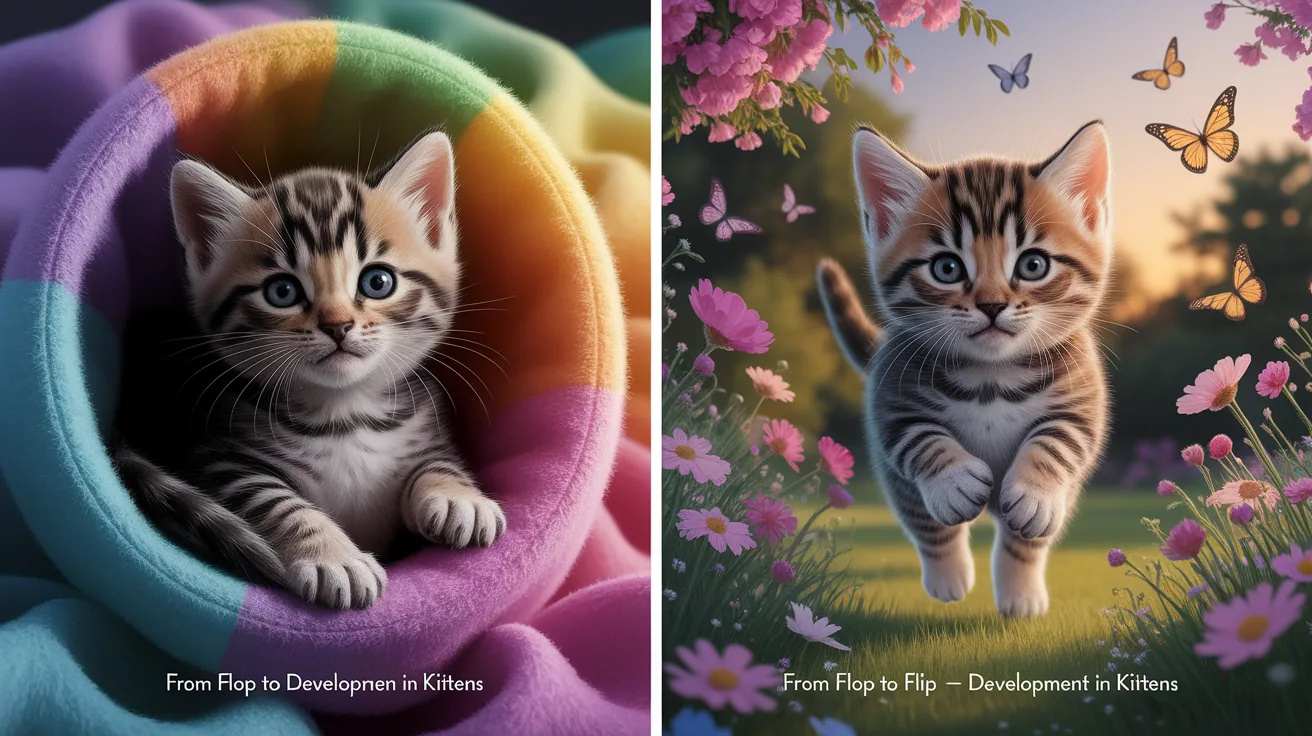 Illustration for From Flop to Flip—Development in Kittens