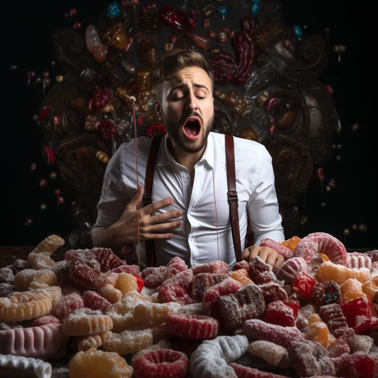 Featured illustration for Why Does My Chest Hurt After Eating Sugar?