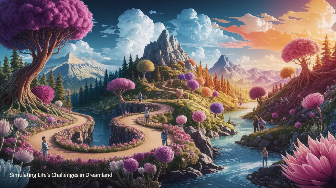 Illustration for Simulating Life’s Challenges in Dreamland