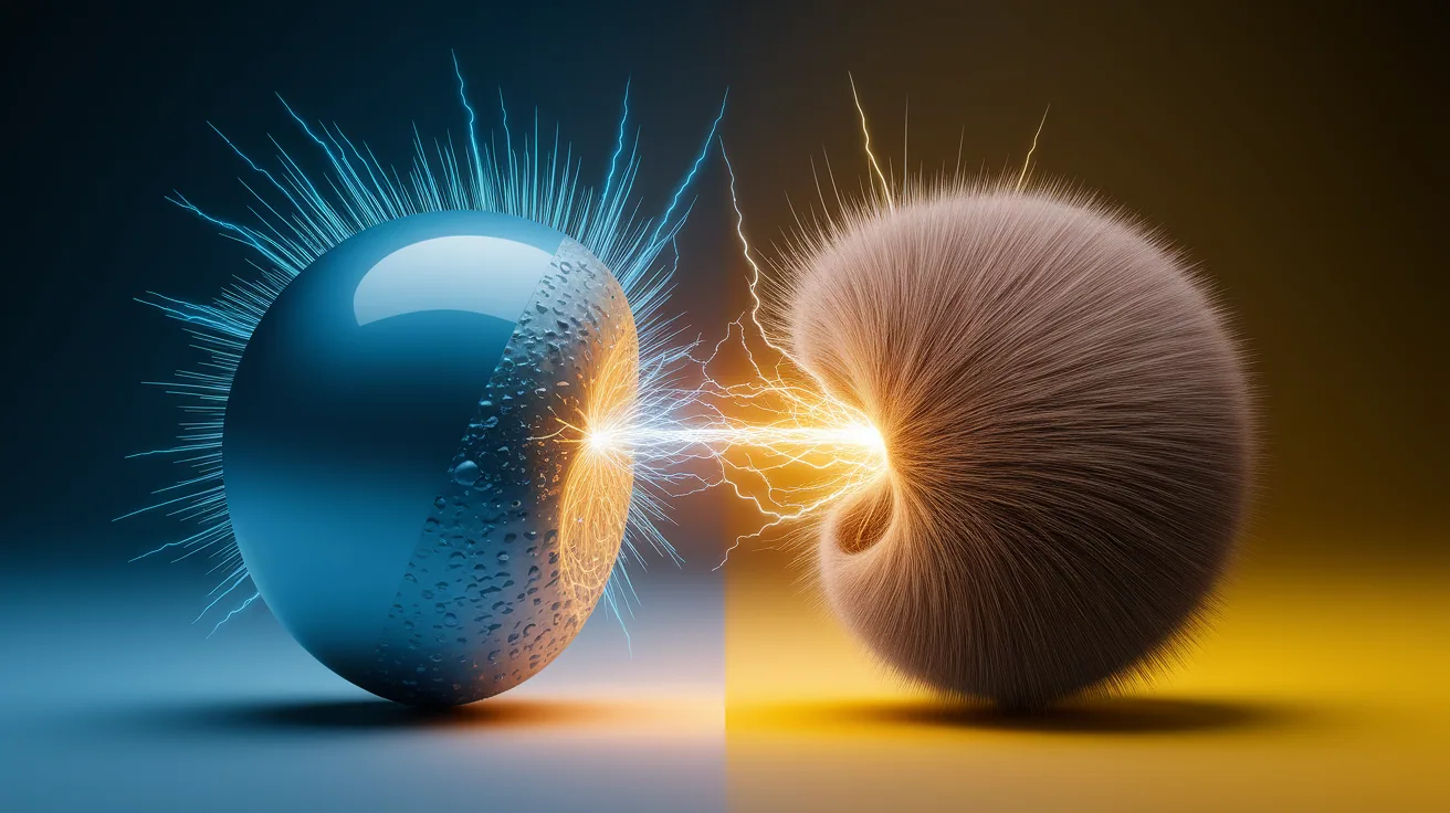 Illustration for The Triboelectric Effect: A Closer Look