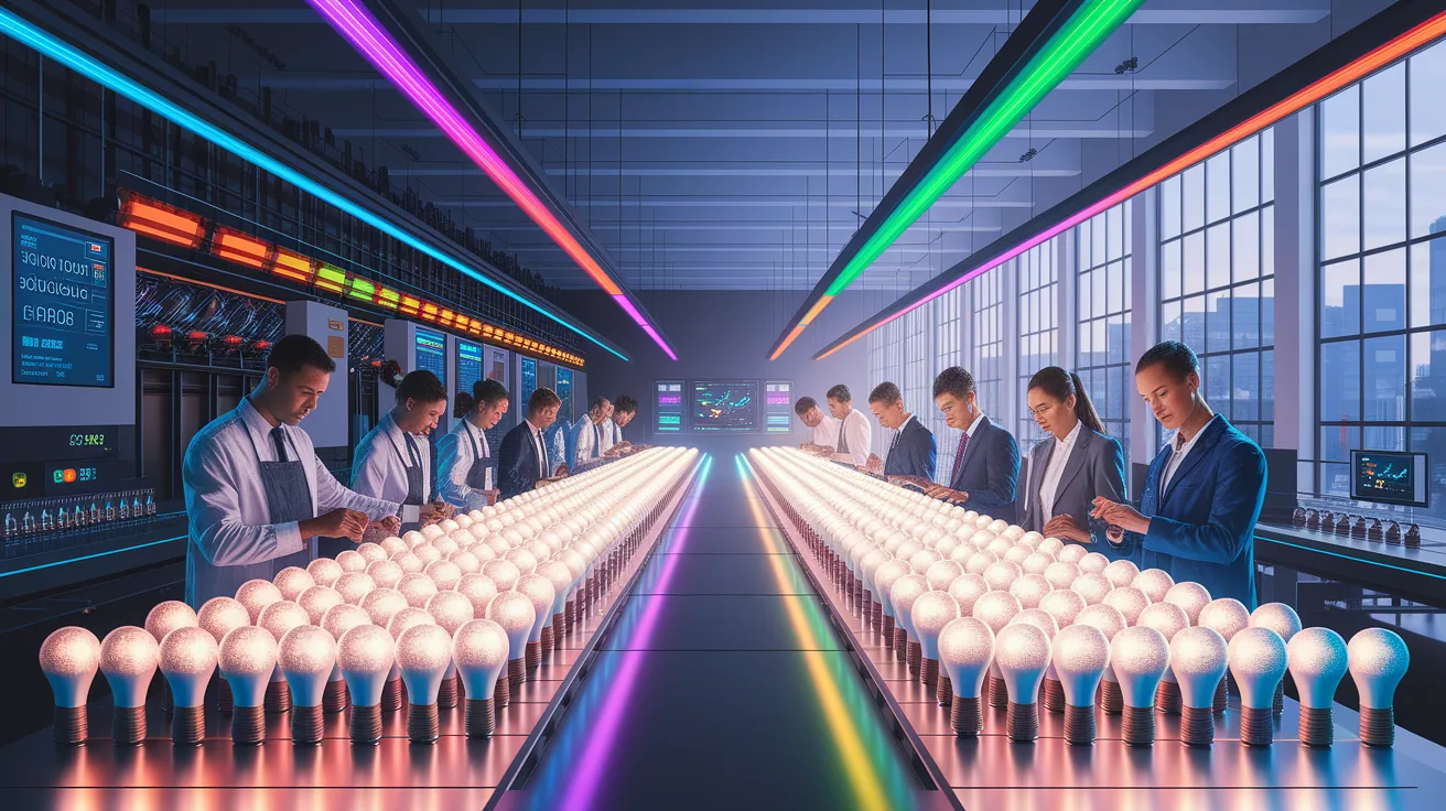 Illustration for Bright Prospects: Wrapping Up LED Light Production