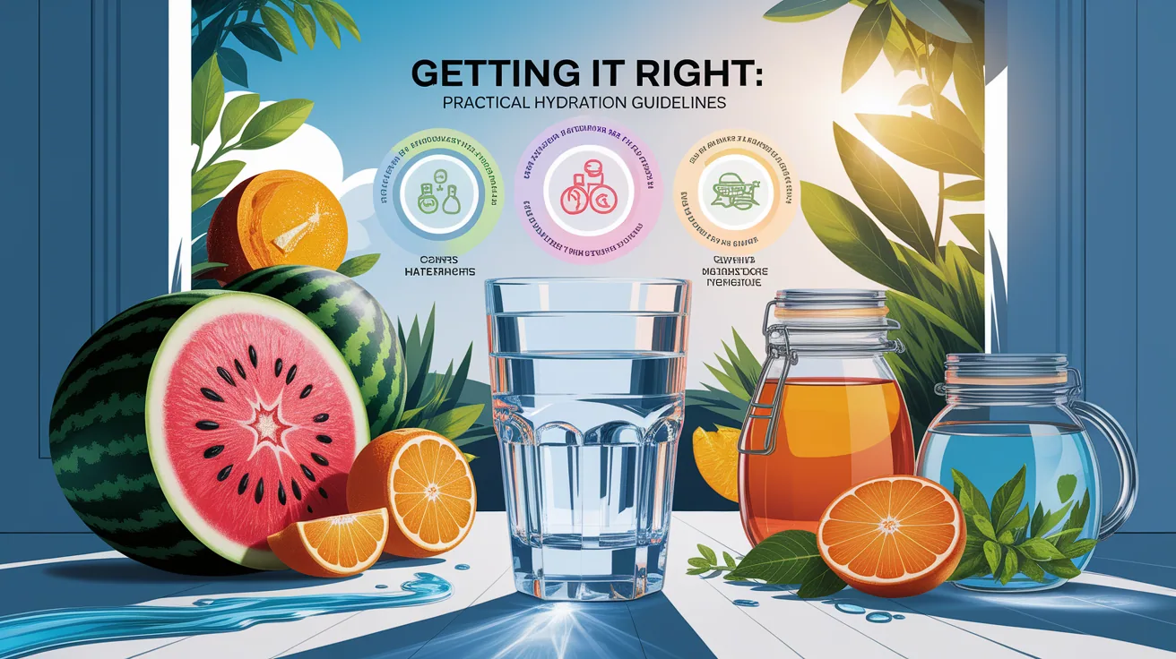 Illustration for Getting It Right: Practical Hydration Guidelines