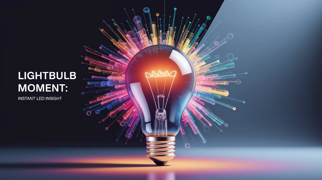 Illustration for Lightbulb Moment: Instant LED Insight