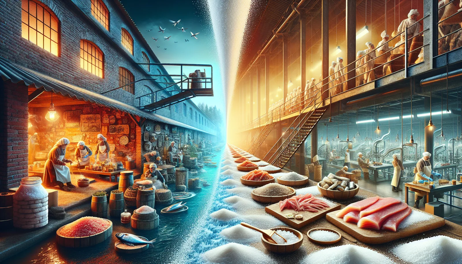 Illustration for Historical and Modern Applications of Salt Preservation