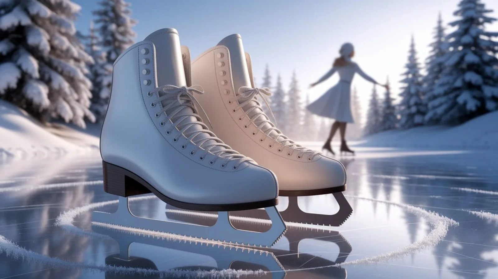 Featured illustration for Ice Skates' Slick Secret: Why They Glide on Ice