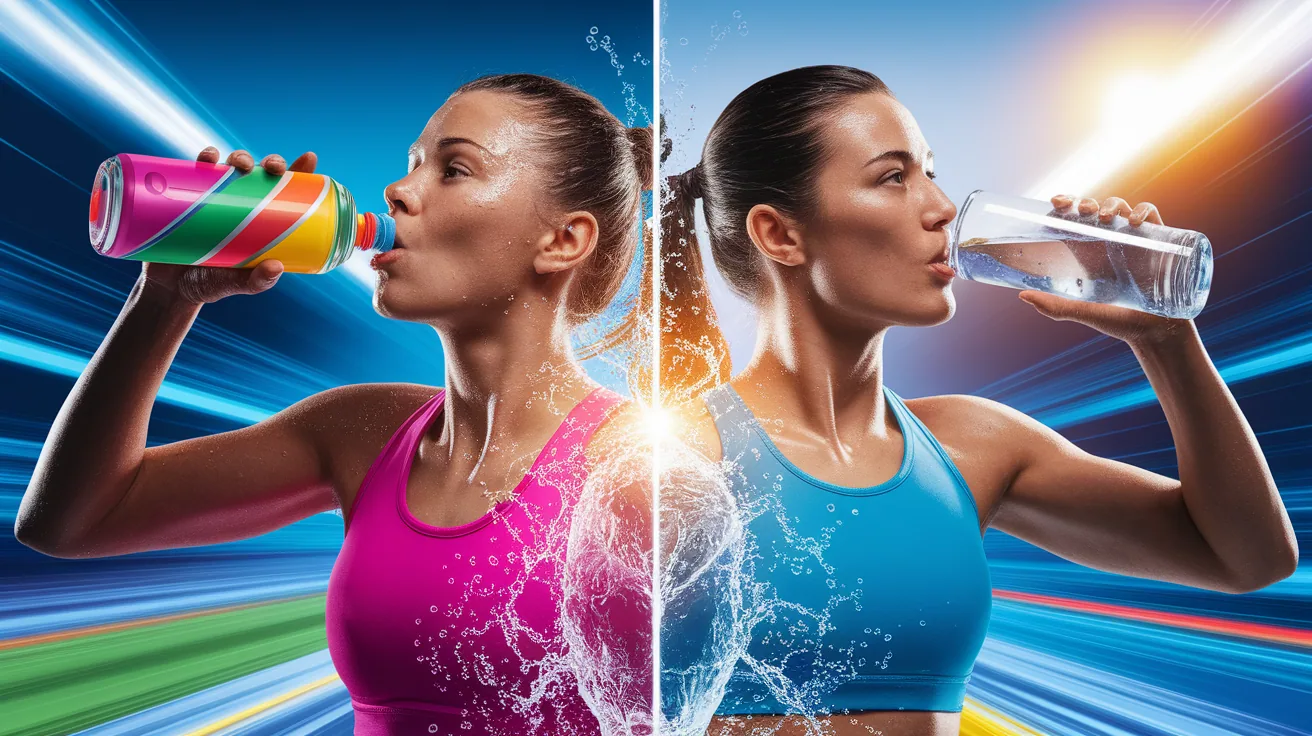 Illustration for Beyond Water: Why Sports Drinks Beat Plain H2O