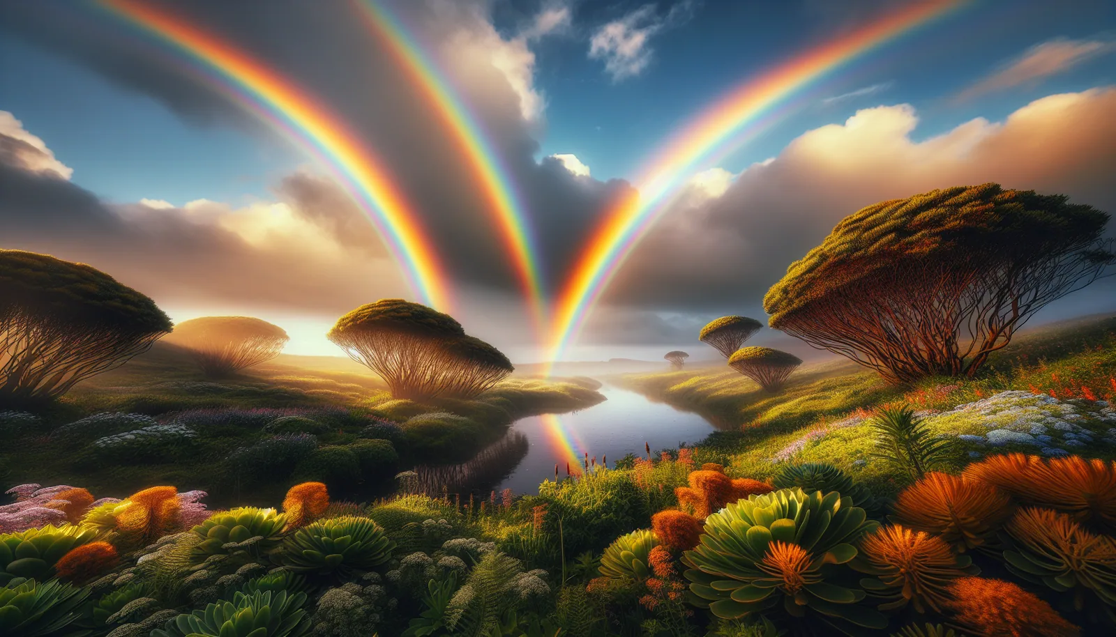 Illustration for Secondary Rainbows