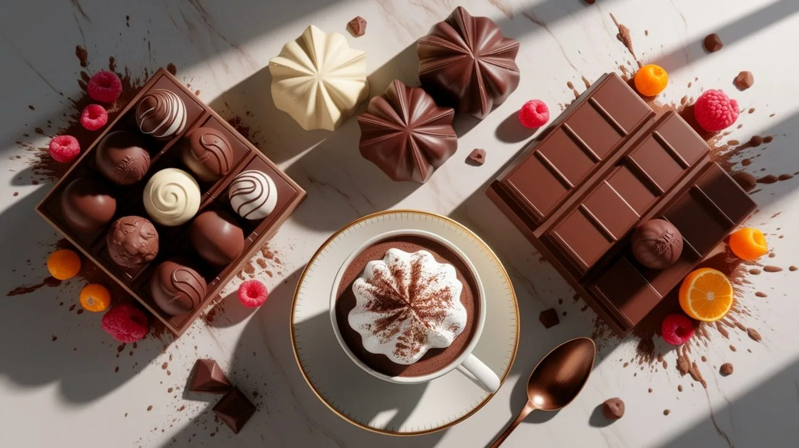 Featured illustration for The Sweet Science: How Chocolate Sparks Joy