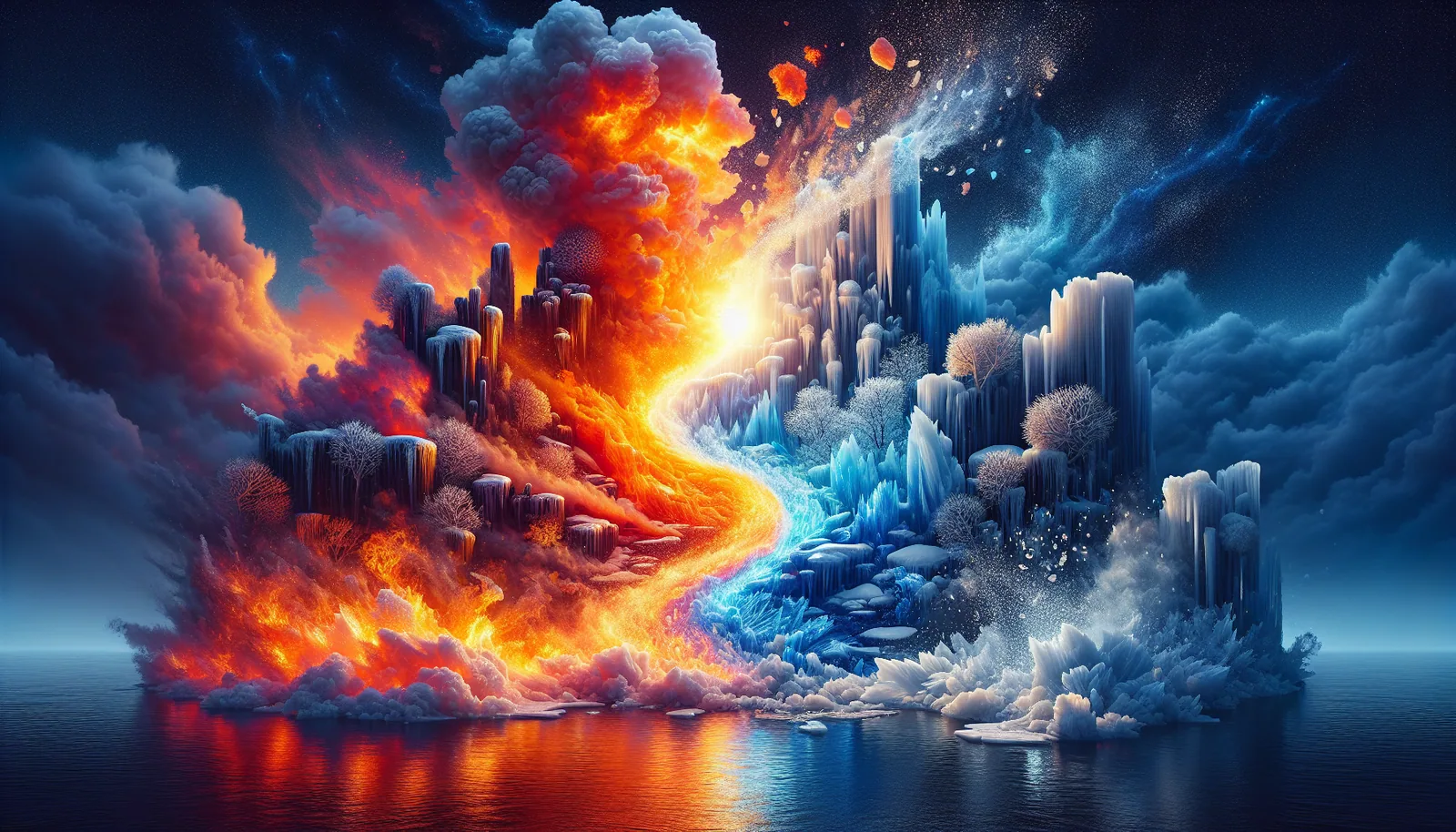 Illustration for The Melting Point: Where Heat Meets Ice