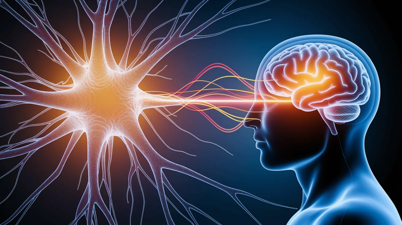 Illustration for Sending Signals to the Brain