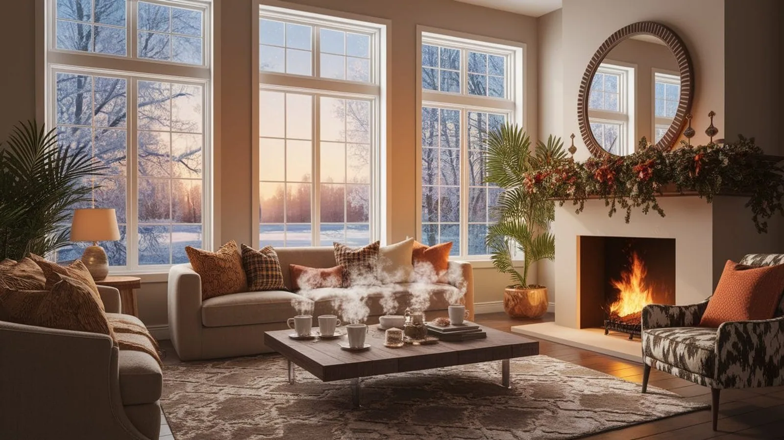 Featured illustration for Locked-In Warmth: How Double-Pane Windows Keep Your Home Cozy
