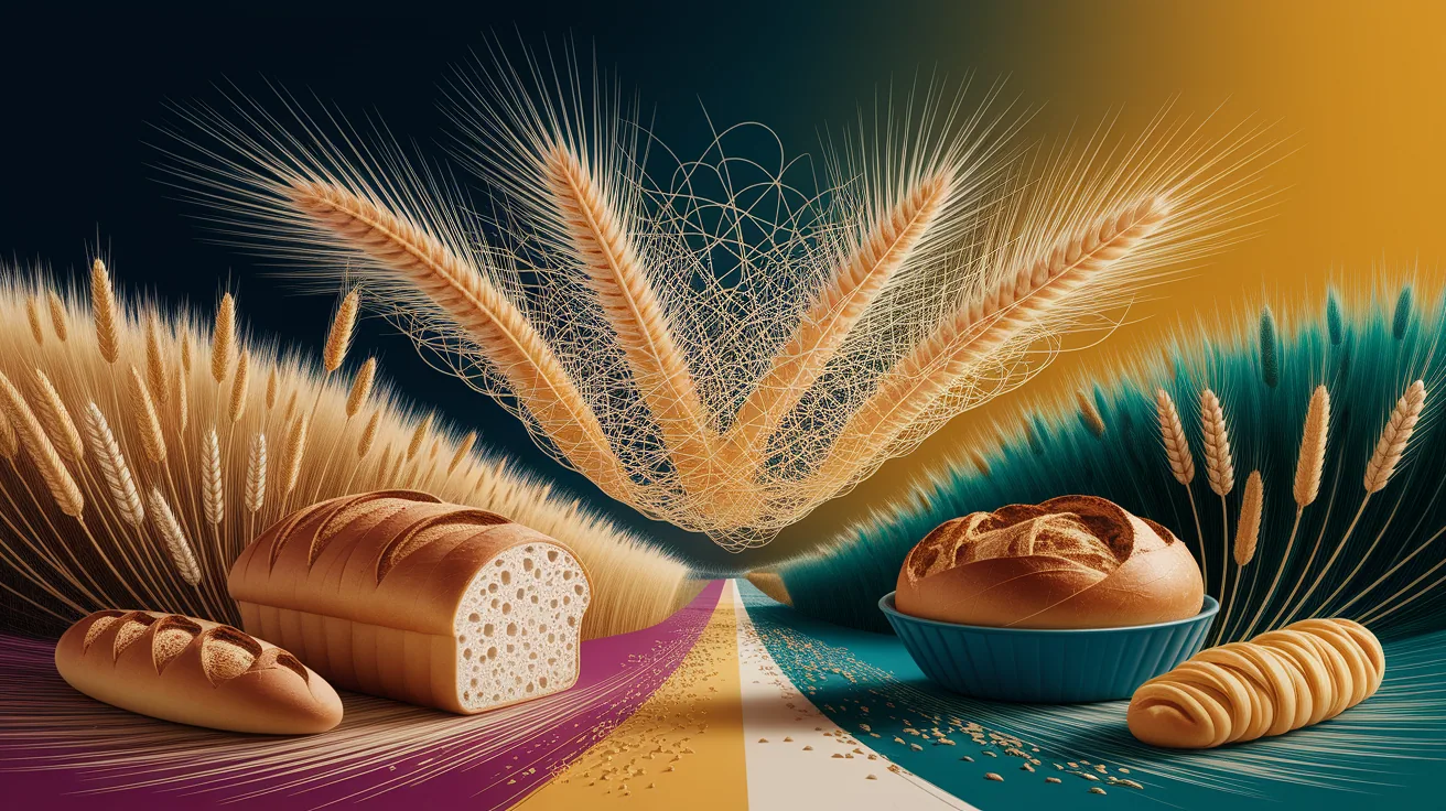 Illustration for Gluten Network—The Elastic Trap