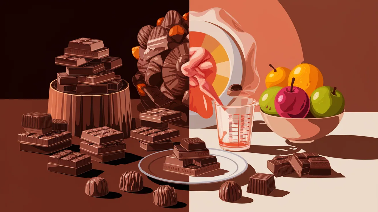 Illustration for The Role of Dark Chocolate and Moderation