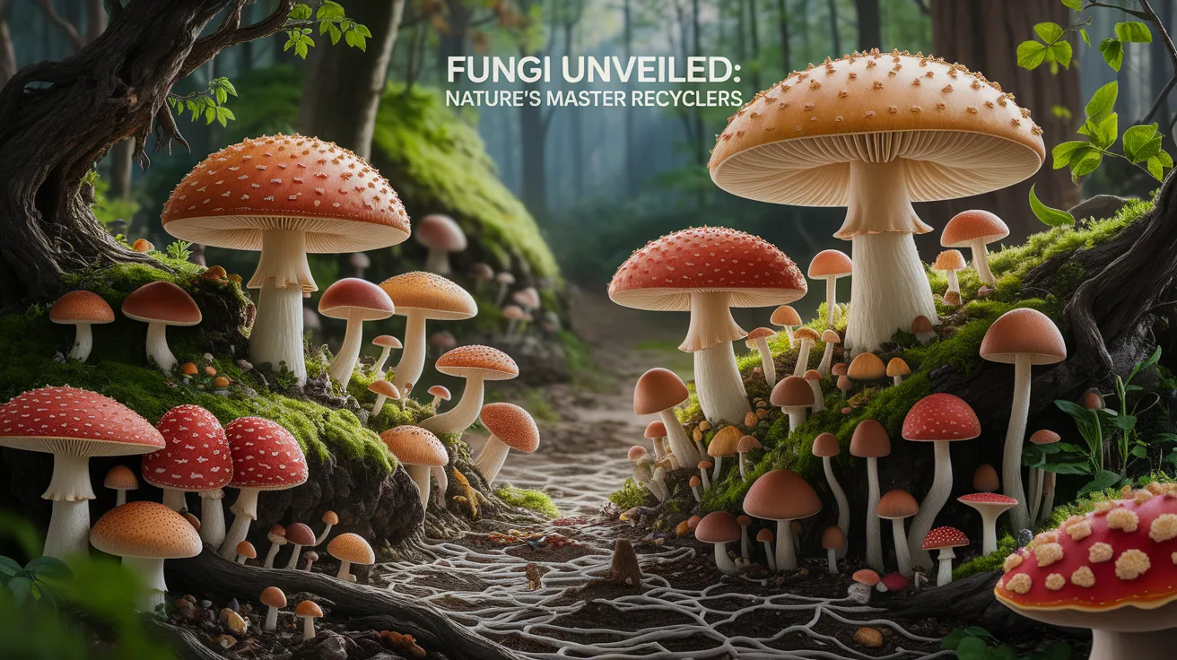 Illustration for Fungi Unveiled: Nature’s Master Recyclers