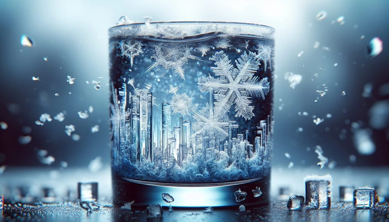 Featured illustration for Why Does Water Expand When Frozen?