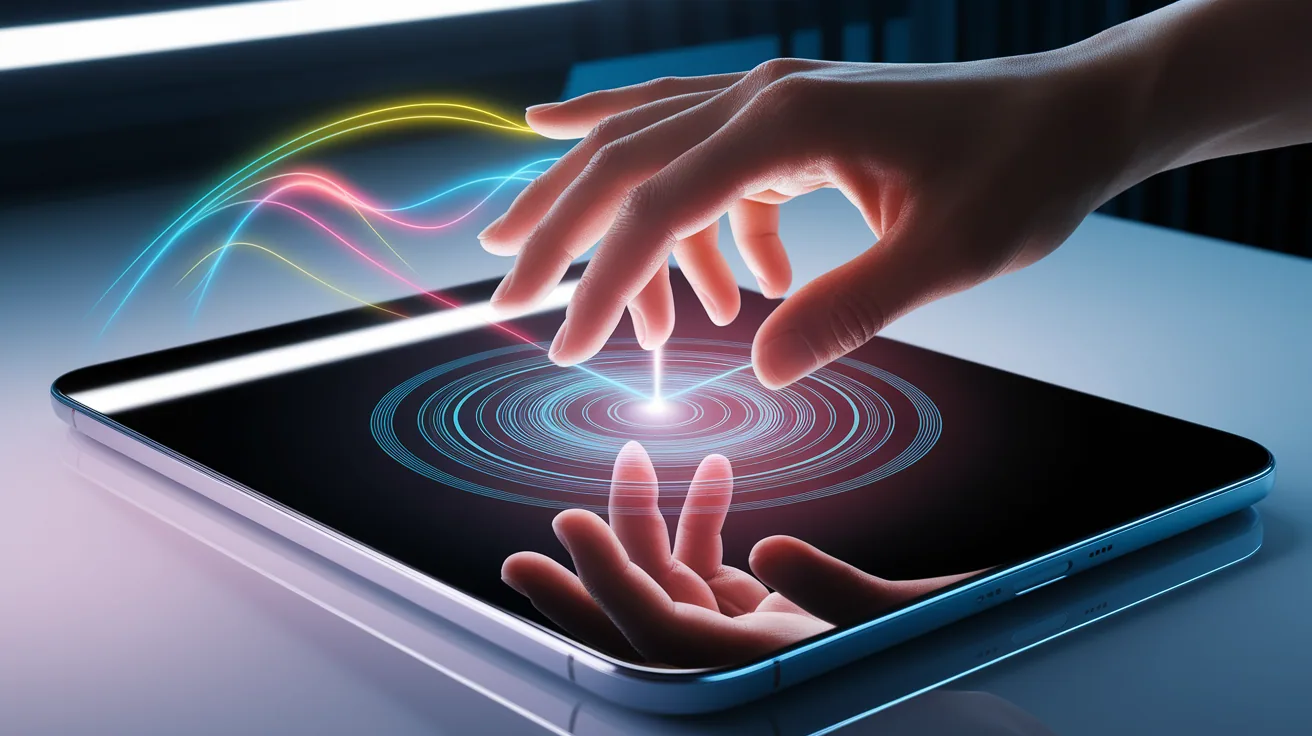 Illustration for Capacitive Touchscreens: Sensing Electric Charge