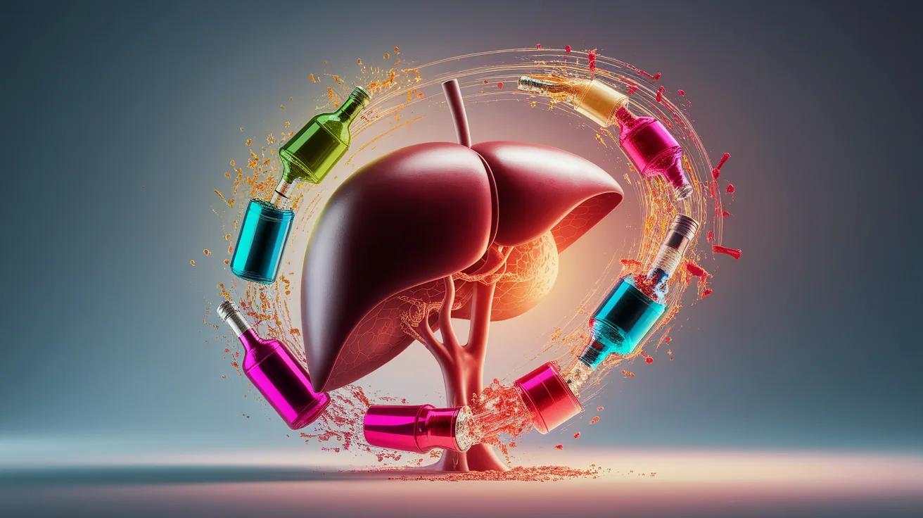 Illustration for How Your Liver Turns Alcohol into Trouble