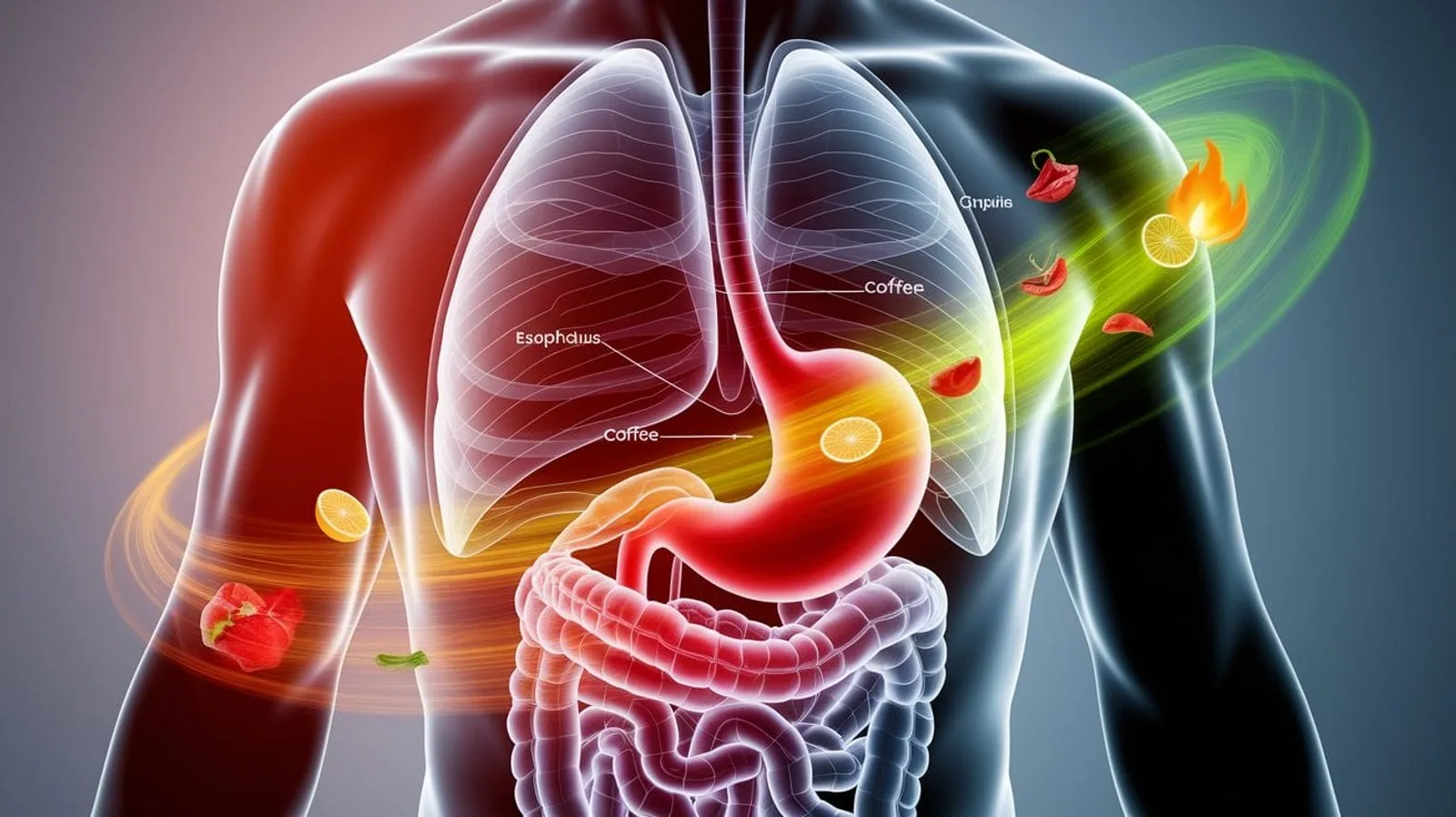 Featured illustration for Why Acid Reflux Happens: The Causes Explained