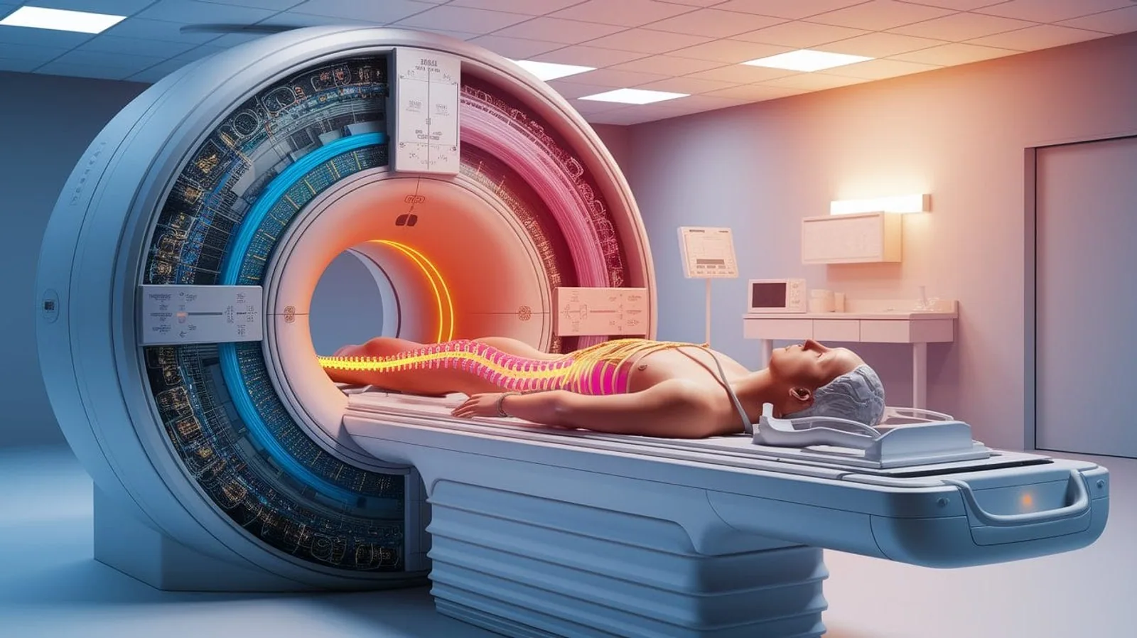 Featured illustration for Inside the MRI: How Machines Create Images