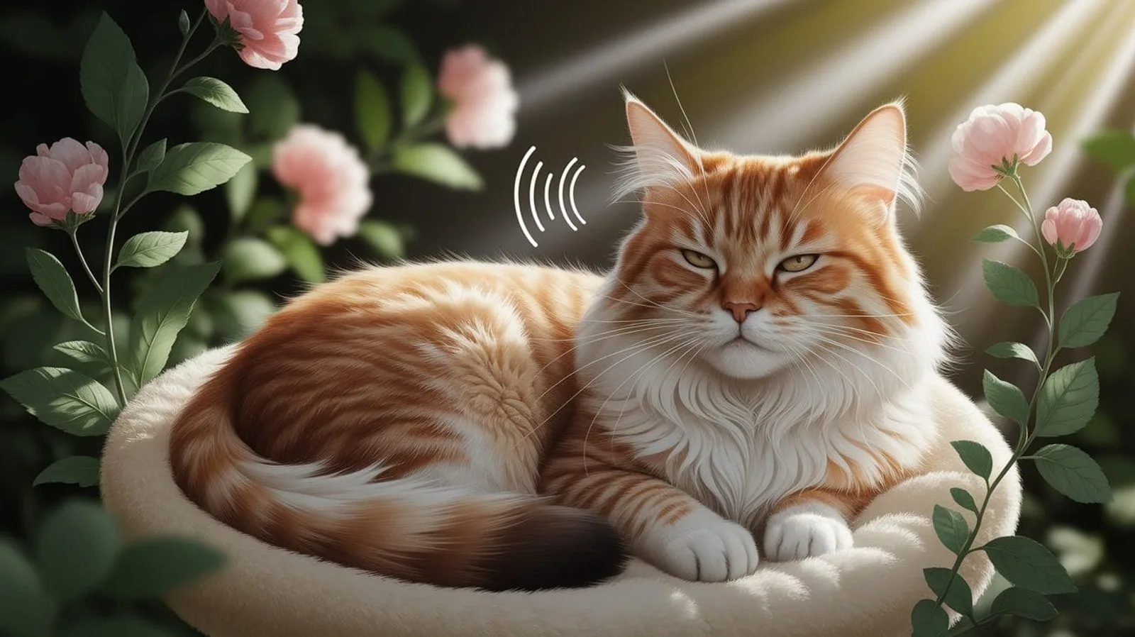 Featured illustration for Purr-fectly Explained: Why Cats Purr