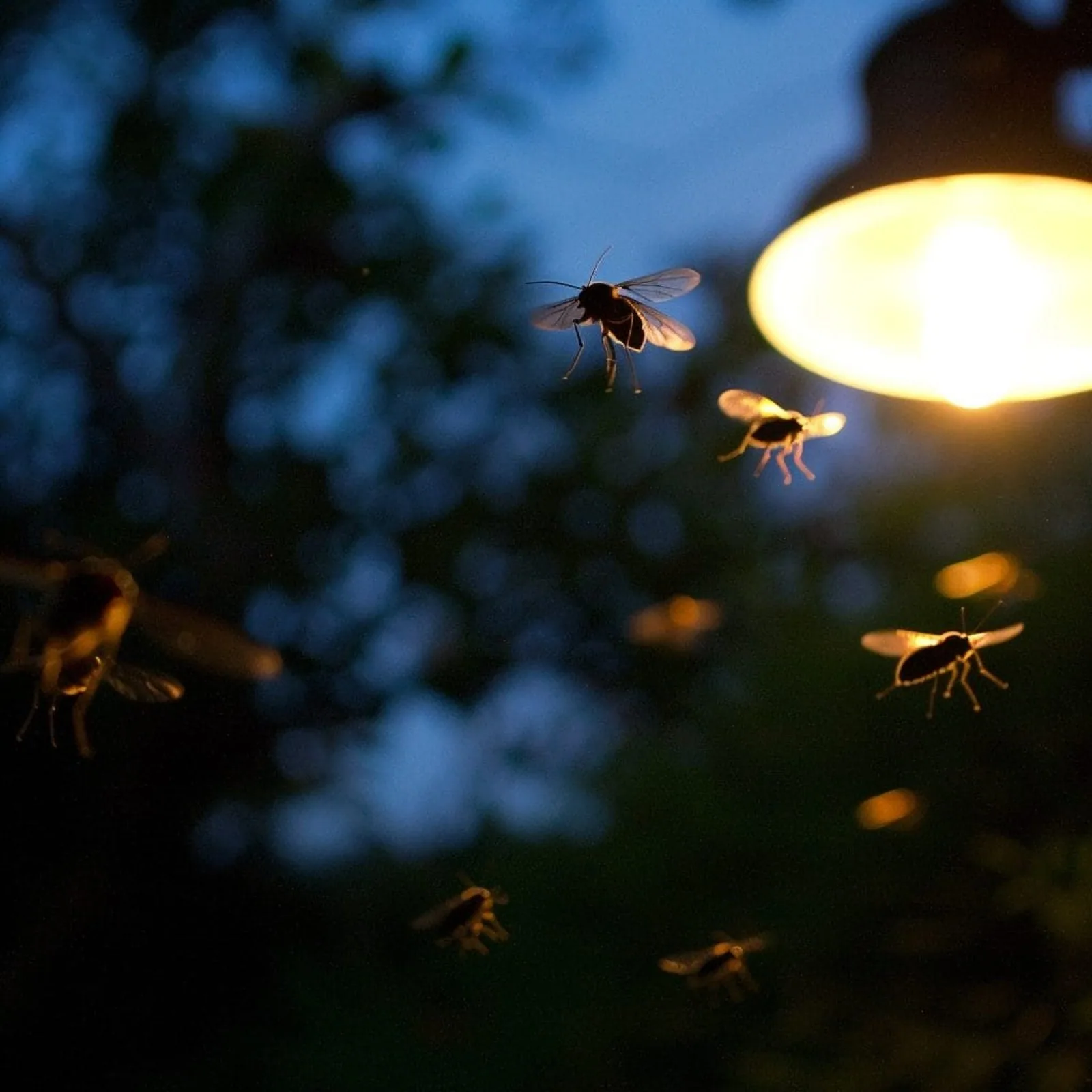Featured illustration for Why Do Bugs Like Lights?