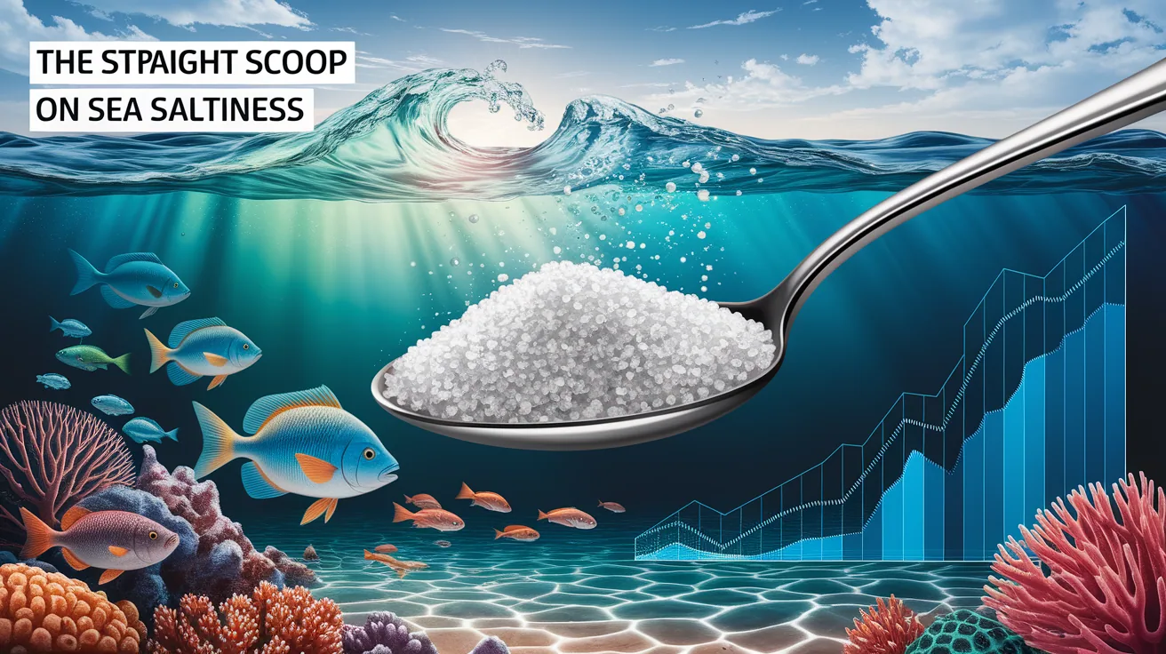 Illustration for The Straight Scoop on Sea Saltiness